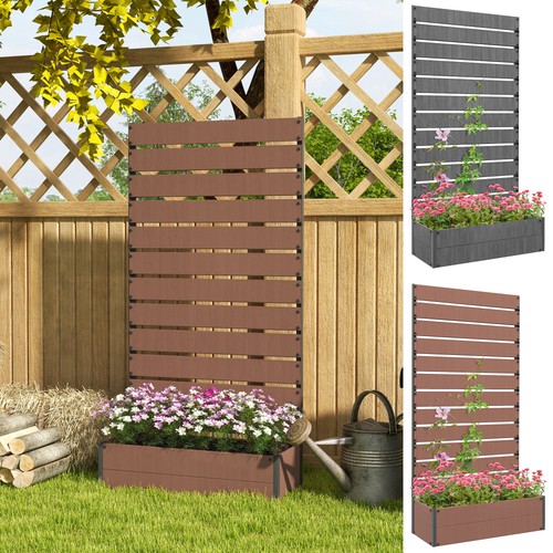 Garden planter with trellis - garden,