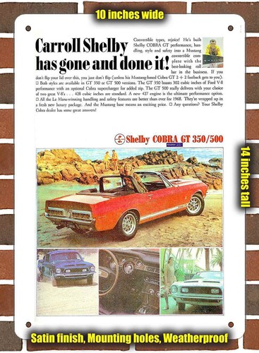 Metal sign 1967 - 1967, shelby