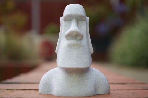 Easter island head marble - island,