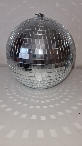 25cm mirror disco ball silver - disco,