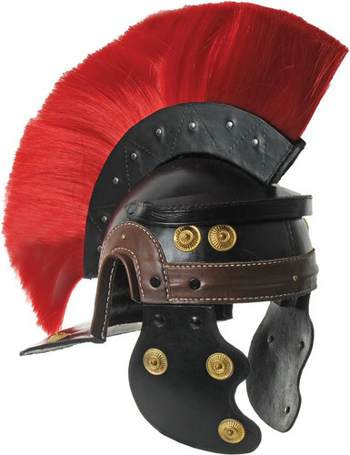 Leather roman centurion - roman, helmet