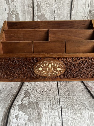 Vintage indian hand carved - hand,