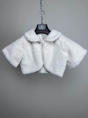Monsoon faux fur bolero - faux, ivory