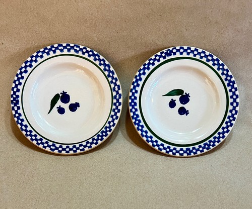 Pair small butter plates - butter,