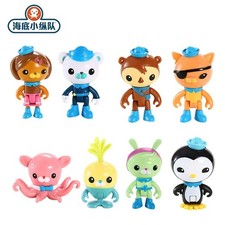 8PCS The Octonauts Action Figure Set Barnacles Peso Kwazii Crew Kids Toys