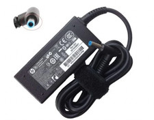 HP Laptop Charger 45W  Blue tip charger with plug