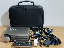 Infocus LP70+ IN10 Portable Projector Remote - Leads & Case - 132 Hrs Lamp
