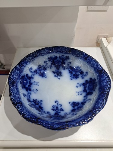 Rare antique flow blue - antique,