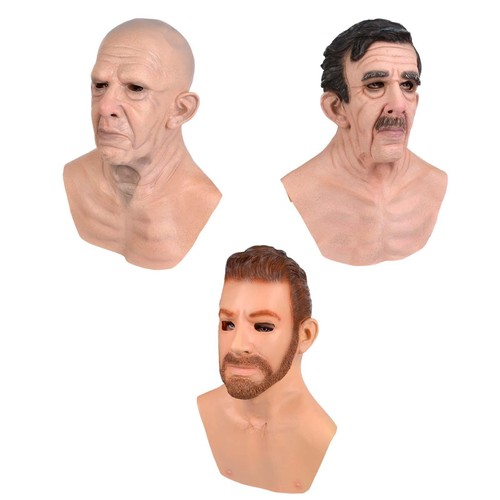 Realistic man mask - realistic,