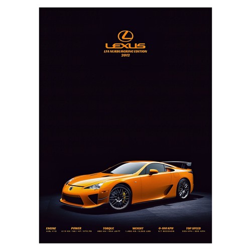 Orange lexus lfa - orange, |
