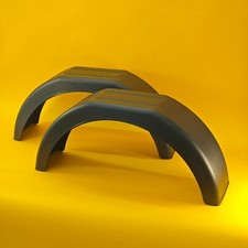 13 Inch Plastic Mudguards PAIR