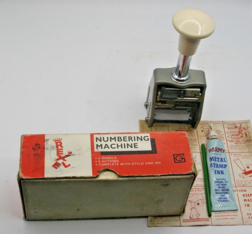 Vintage rexel numbering - vintage,