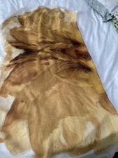 Alexander McQueen silk scarf.