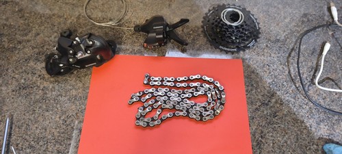 Shimano speed groupset - 7,