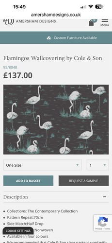 Cole son wallpaper flamingos - son,