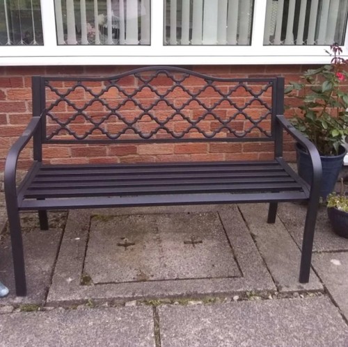 Seater metal garden - seater, bench