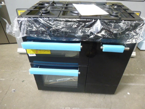 Smeg range cooker black - range,