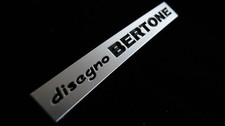 Rare BERTONE Aluminum Emblem