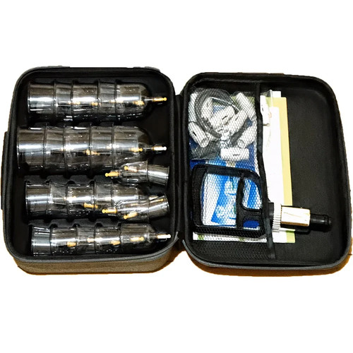 Vacuum cup set with hand - vacuum, pump