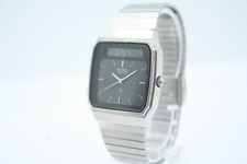 [EXC+3] Vintage 1980s SEIKO Ana-Digi H357-5000 Quartz Gray Dial Mens From Japan