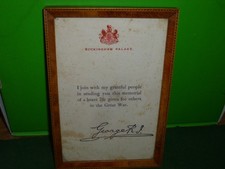 Original WW1 Death Penny /