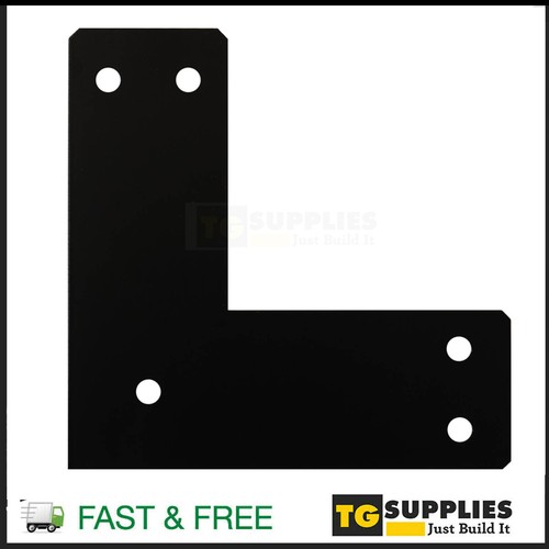 Heavy duty black flat - flat, angle
