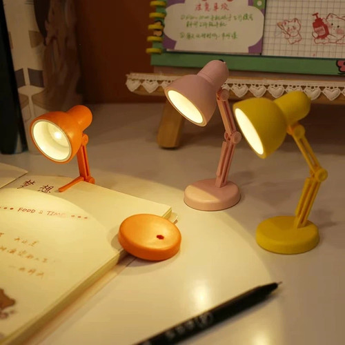 Mini led clip reading desk - mini, on