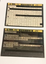 Yamaha RD 250/350 84-86 Service Manual Microfiche Set. New Old Stock.