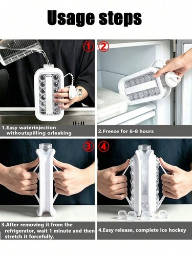 Ice ball maker - maker, bottle