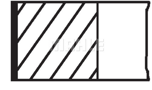 Piston ring kit - piston, audi