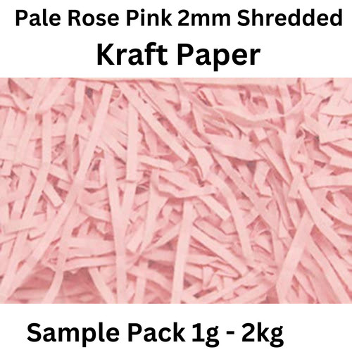 Shredded paper pale rose pink - rose,