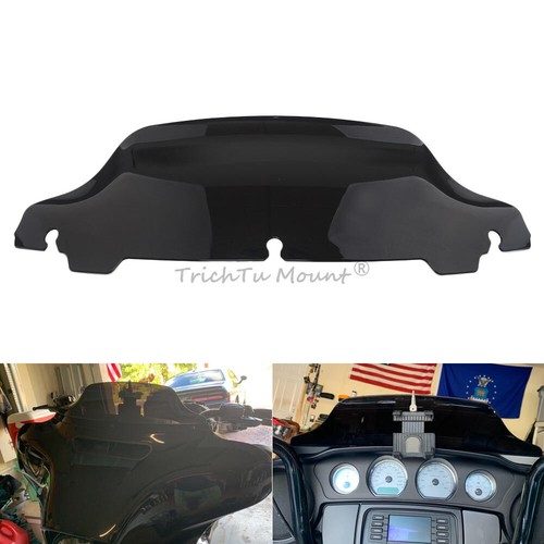 Black wave windshield - black,