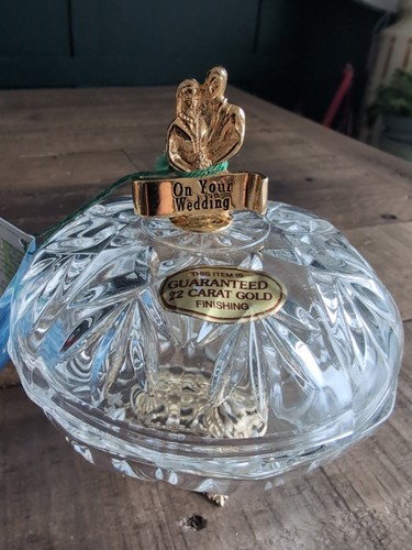 Killarney crystal candy jar - crystal,