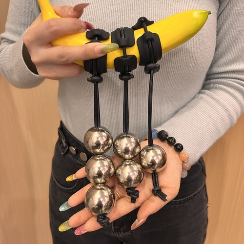 Metal ball stretcher penis - metal,
