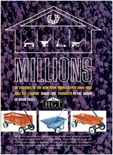 1964 PAPER AD Toy Radio Flyer