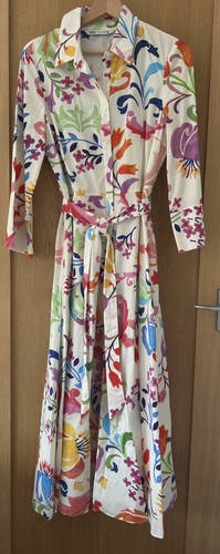 Zara multicoloured floral midi - multicoloured,