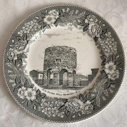 Display plate old - stone, mill