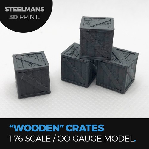 Wooden crate box - box, pack)