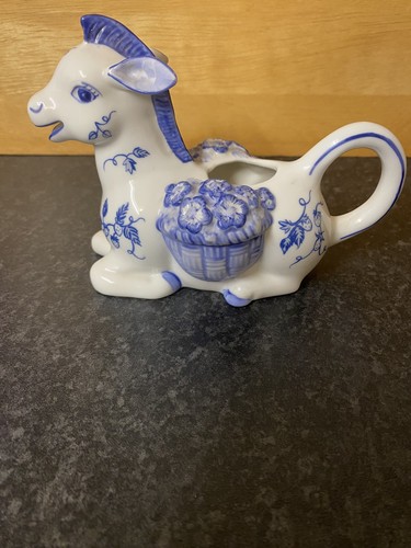 Vintage donkey creamer milk - creamer,
