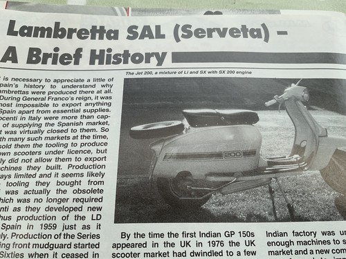 Lambretta sal serveta - lambretta, scooter