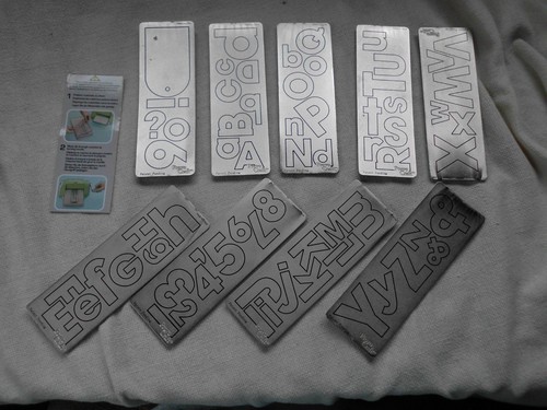 Cuttlebug metal dies - metal,