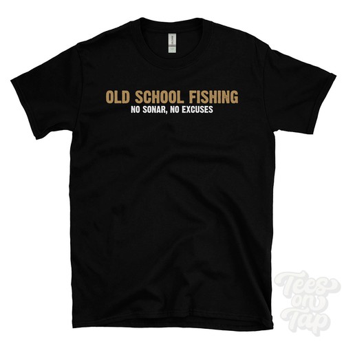 Old school fishing - school, sonar