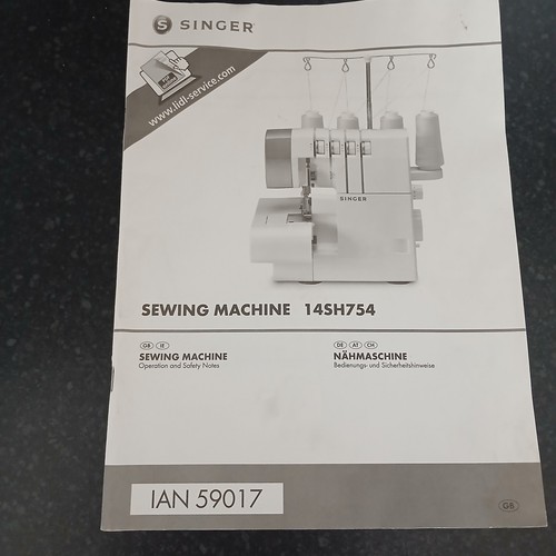 Singer overlocker 14sh754 - singer,