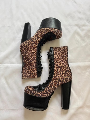 Magic leopard print platform - print,