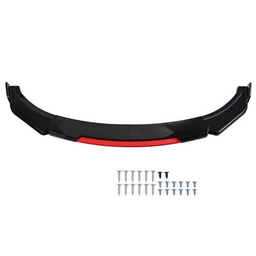Black red front bumper - black, +red