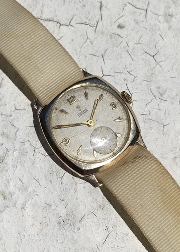 Vintage 1950s 9ct gold tudor - vintage,