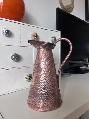 Copper arts crafts jug - arts,