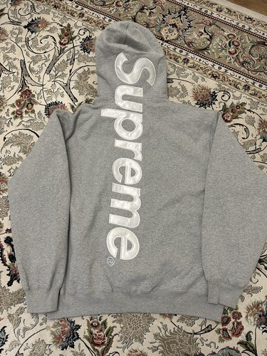 Supreme satin applique hoodie - applique,