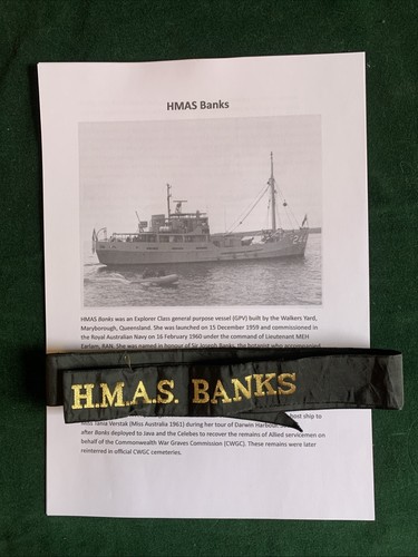 Naval cap tally hmas - naval,