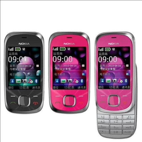 Nokia 7230 black pink - nokia, black/pink